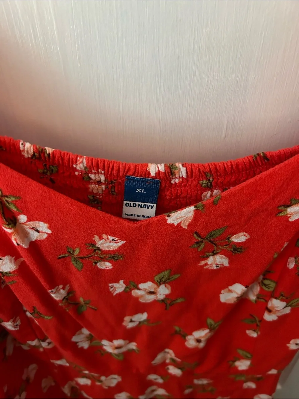 Old Navy Red Floral Dress